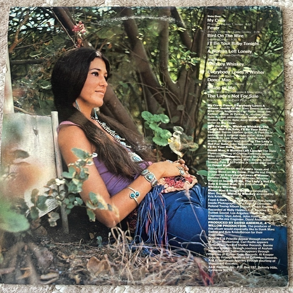 Vintage 1971 Rita Coolidge “The Lady’s Not For Sale” Vinyl Record - Picture 2 of 7